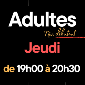 Jeudi de 19h00 à 20h30