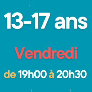 Vendredi de 19h00 à 20h30