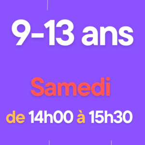 Samedi de 14h00 à 15h30