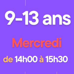 Mercredi de 14h00 à 15h30